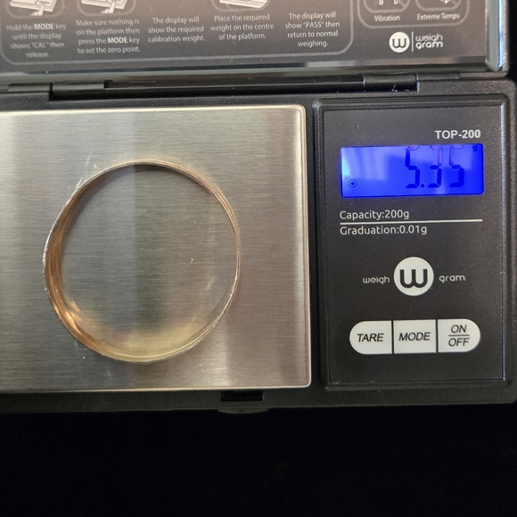 18kt LITTLE GIRL BANGLE BRACELET - Picture 5 of 5